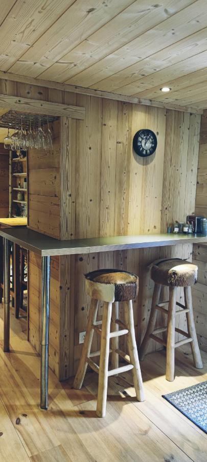 Appartement Au Rez De Jardin D'Une Villa Mexicaine Avec Jacuzzi Barcelonnette Exterior foto